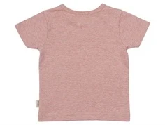 Lysrød meleret T-shirt PP234 bright rose bagfra